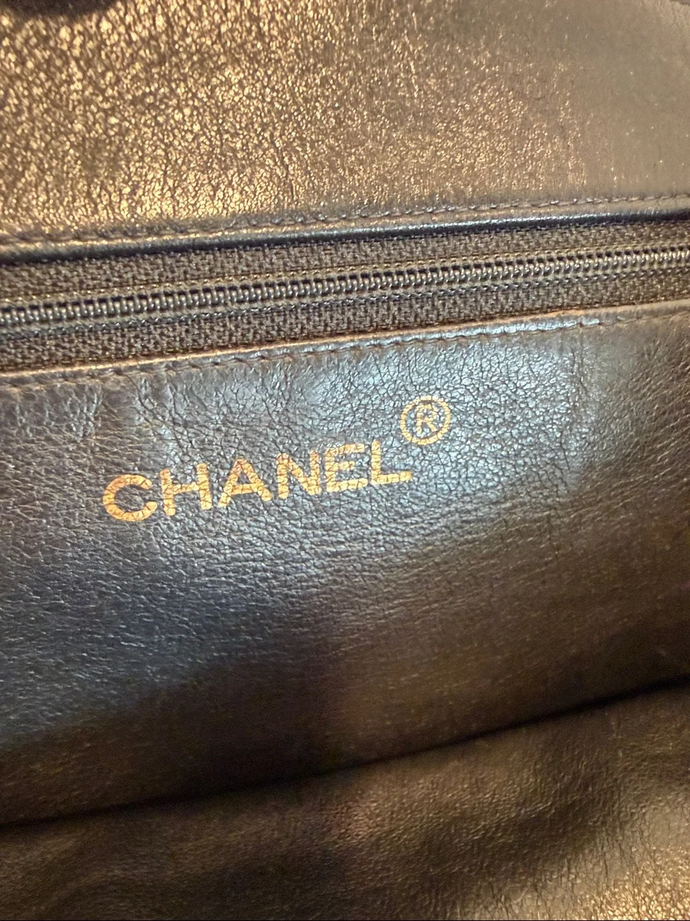 Chanel Black Leather Tote